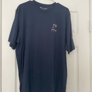 dark blue men's top, gently used, brand is travis mathew, size XXL